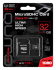 Карта памяти micro SD 32Gb Qumo class 10 с адаптером UHS-I U3 