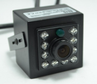 Видеокамера ALIS AHD CAD-104S-Led-2mpx-mini (black) 2.8mm/1mpx/90°/цветная/Led/квадратная/внут/