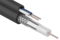 Кабель видеонаблюдения Rexant ККСП D=5 мм +2*0,5 (черный) (100 метров) OUTDOOR (01-4002) Кабель видеонаблюдения Rexant ККСП D=5 мм +2*0,5 (черный) (100 метров) OUTDOOR (01-4002)