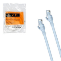 Патч-корд UTP кат.6е, длина 1.5м, серый