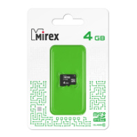 Карта памяти micro SD 4Gb Mirex class 10 без адаптера Карта памяти micro SD 4Gb Mirex class 10 без адаптера