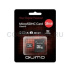Карта памяти micro SD 16Gb Qumo class 10 с адаптером